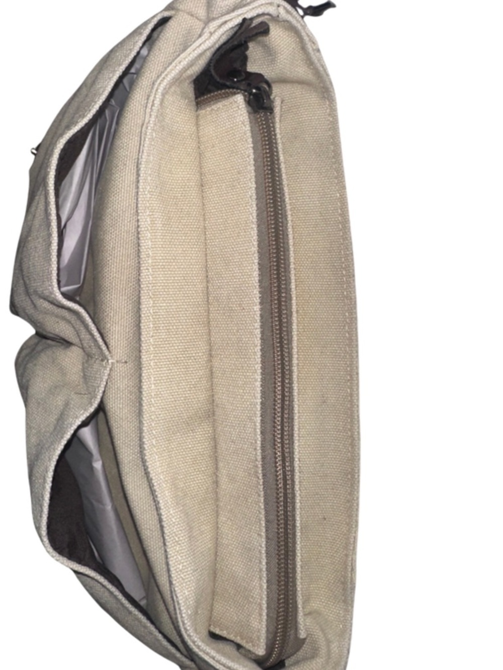 Hot Topic Beige Canvas 'My Neighbor Totoro' Crossbody Bag with Navy Print - Picture 2 of 8